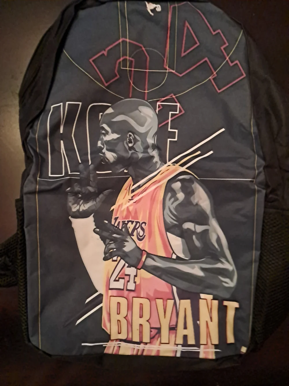 Black Graphic Kobe Bryant Tribute Tee - Unbranded